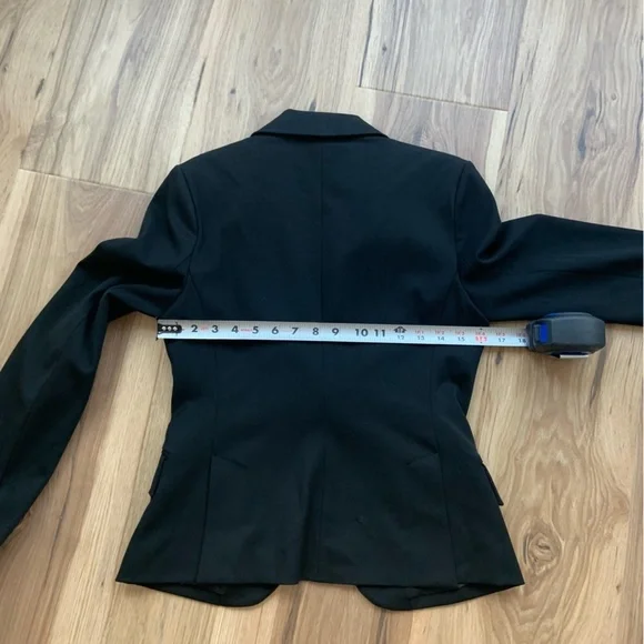 Express Women's Black Blazer One Button Tailored‎ Fit Size 4 Preppy - Picture 7 of 13